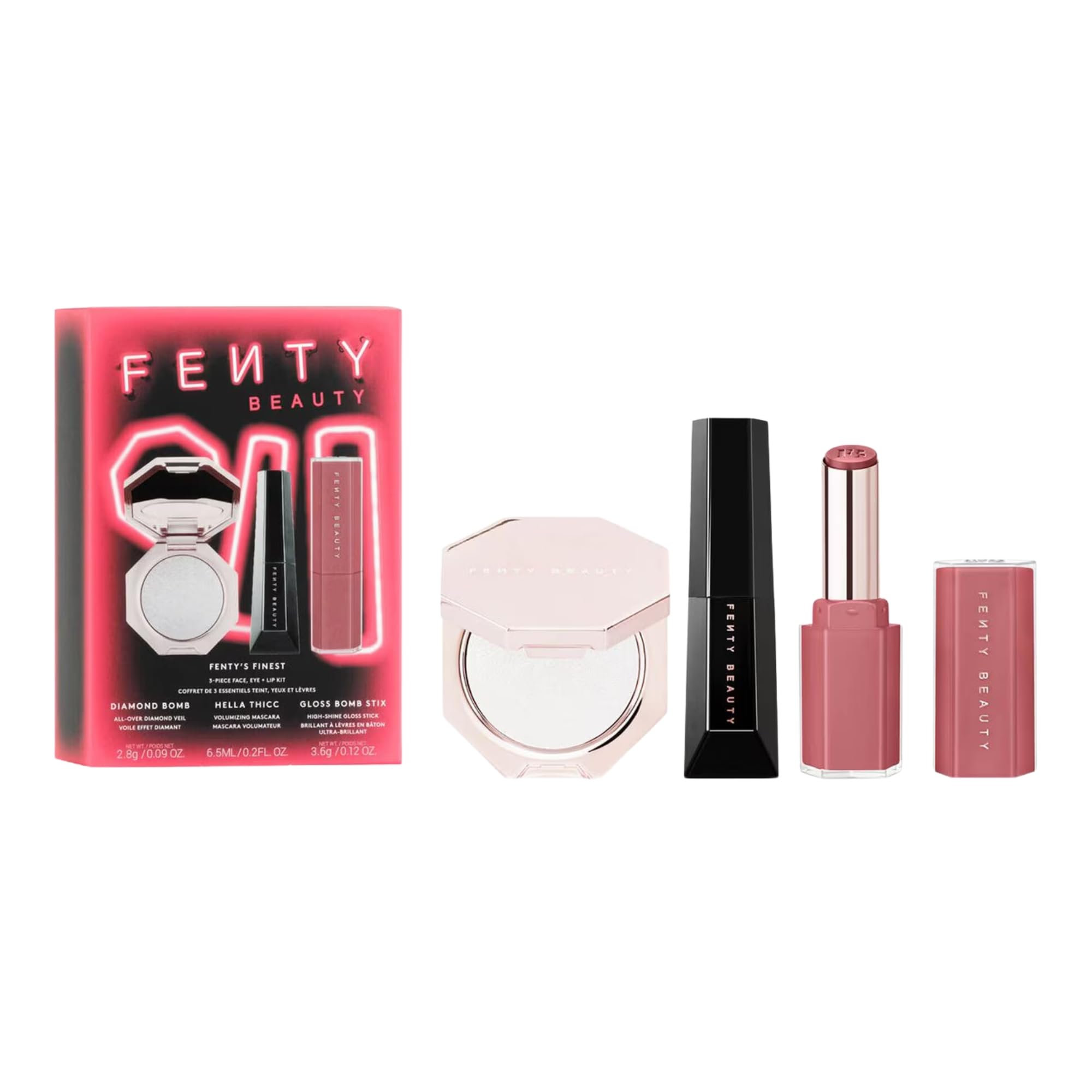 Amazon.com : Fenty's Finest 3-Piece Face, Eye + Lip Kit : Beauty